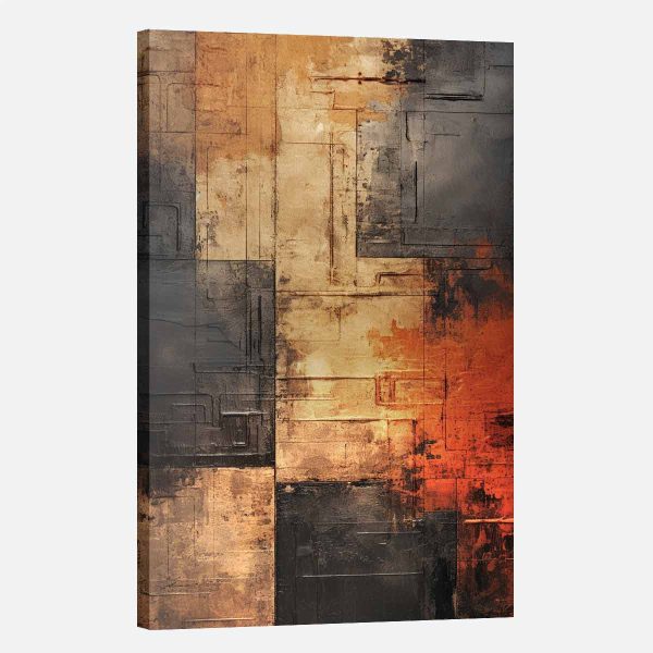 tableau style industriel-effet metal
