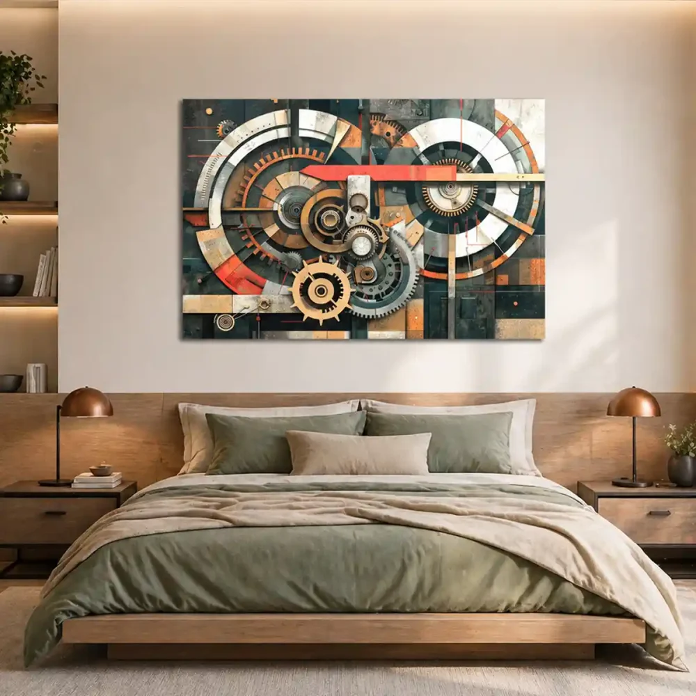 tableau style industriel engrenage tableau style industriel engrenage