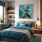 tableau tennis peinture