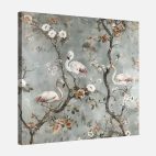 tableau tropical flamant rose