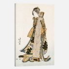 Cadre Hokusai femme japonaise