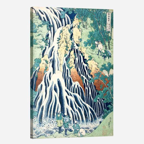 Cadre Hokusai la cascade Kirifuri