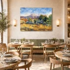 Tableau mural Renoir montagne Sainte-Victoire